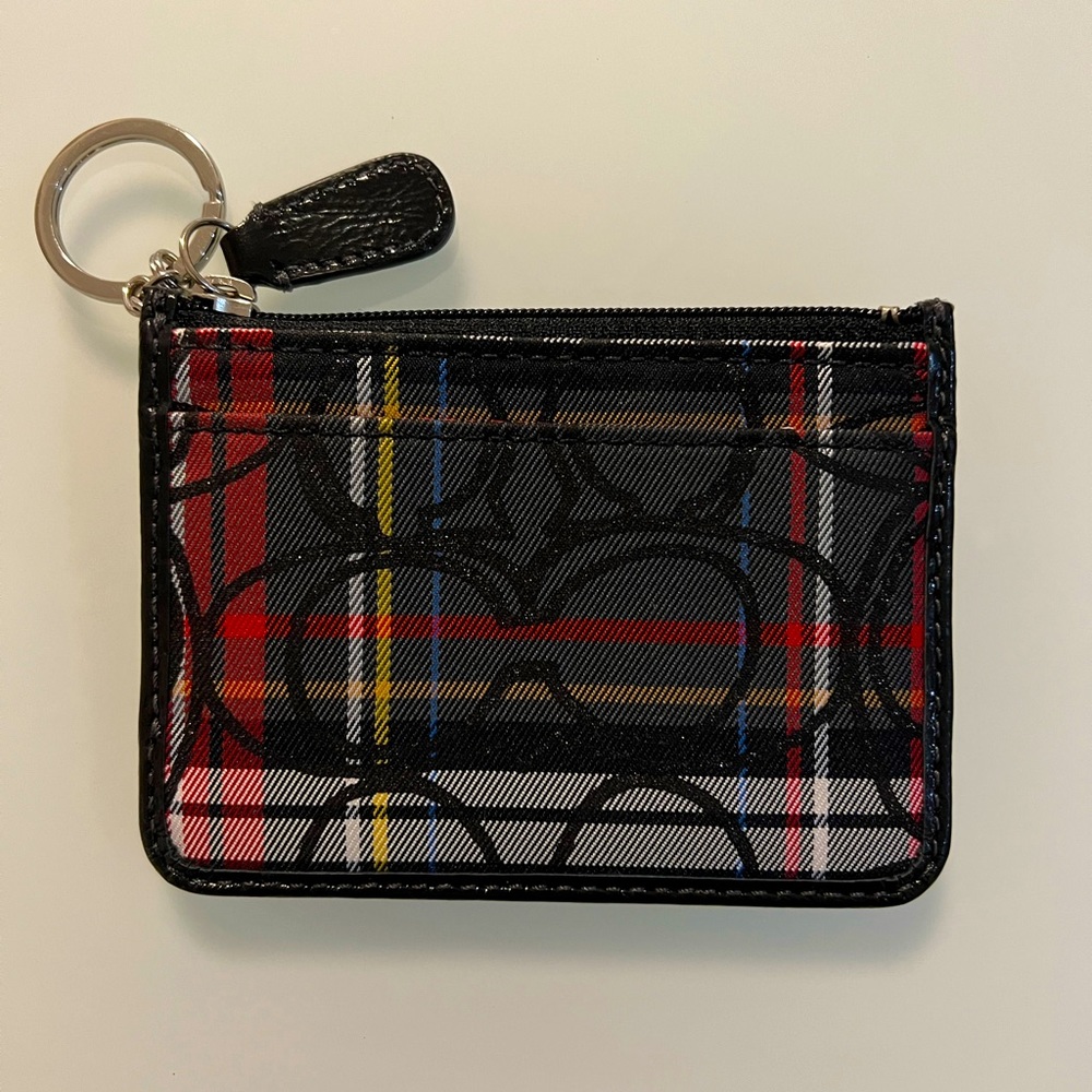 Coach coin purse and key holder